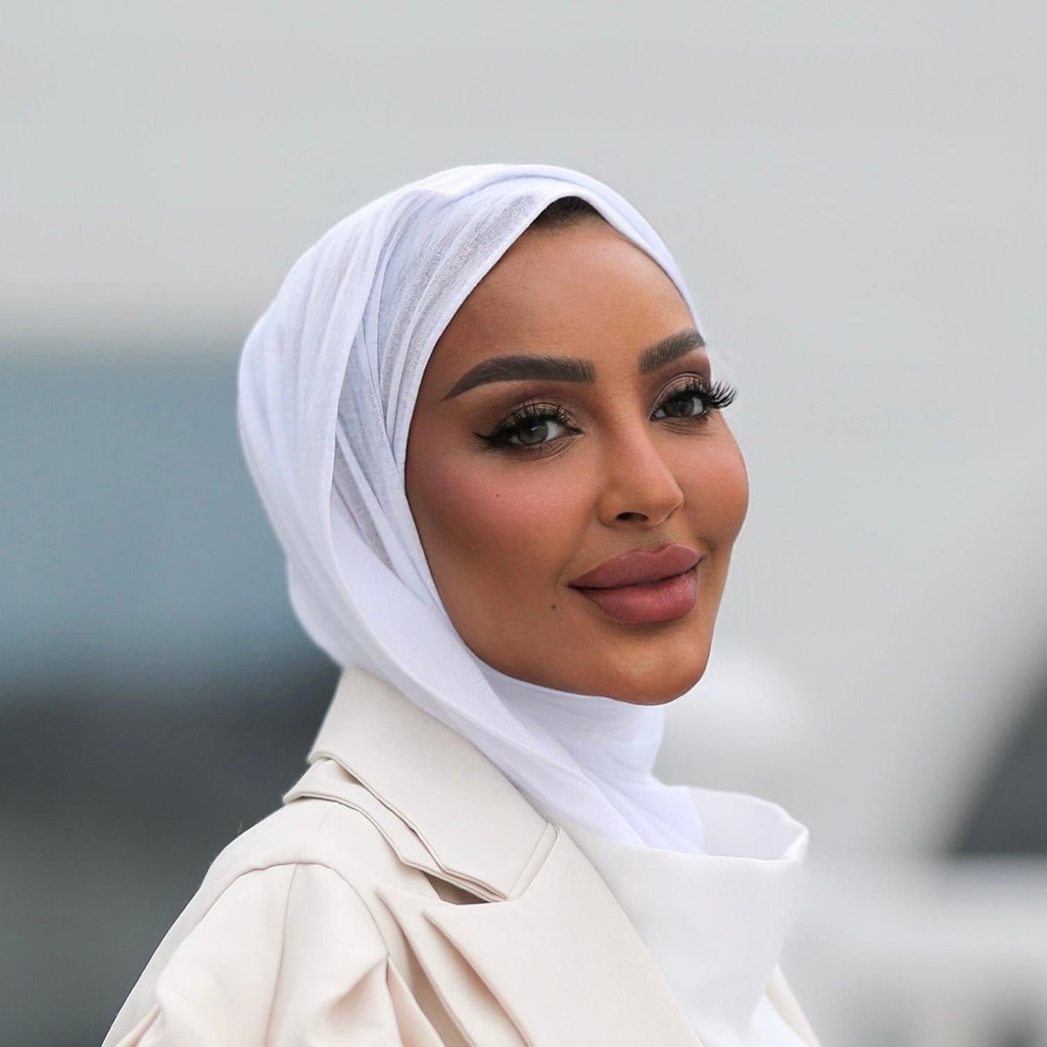 شاش تركي قصير- بدون جفسة - nounhijabs